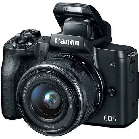 EOS M50 Systeemcamera + 15-45mm IS STM Lens - Zwart
