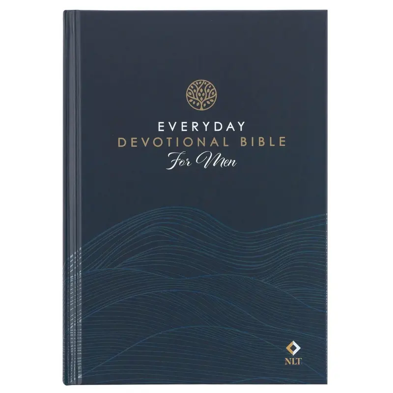 Everyday Bible for Men Navy Wave HC