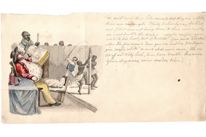 Exposing slave-owner hypocrisy in (Creole) word and image