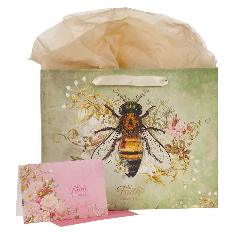 Faith Bee Green with Card Set - Rom 5