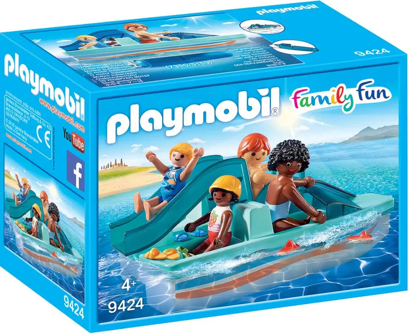 Family Fun Waterfiets met Glijbaan - 9424 (Nieuw)