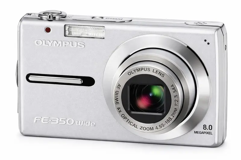 FE-350 Digitale Compact Camera - Zilver (In doos)