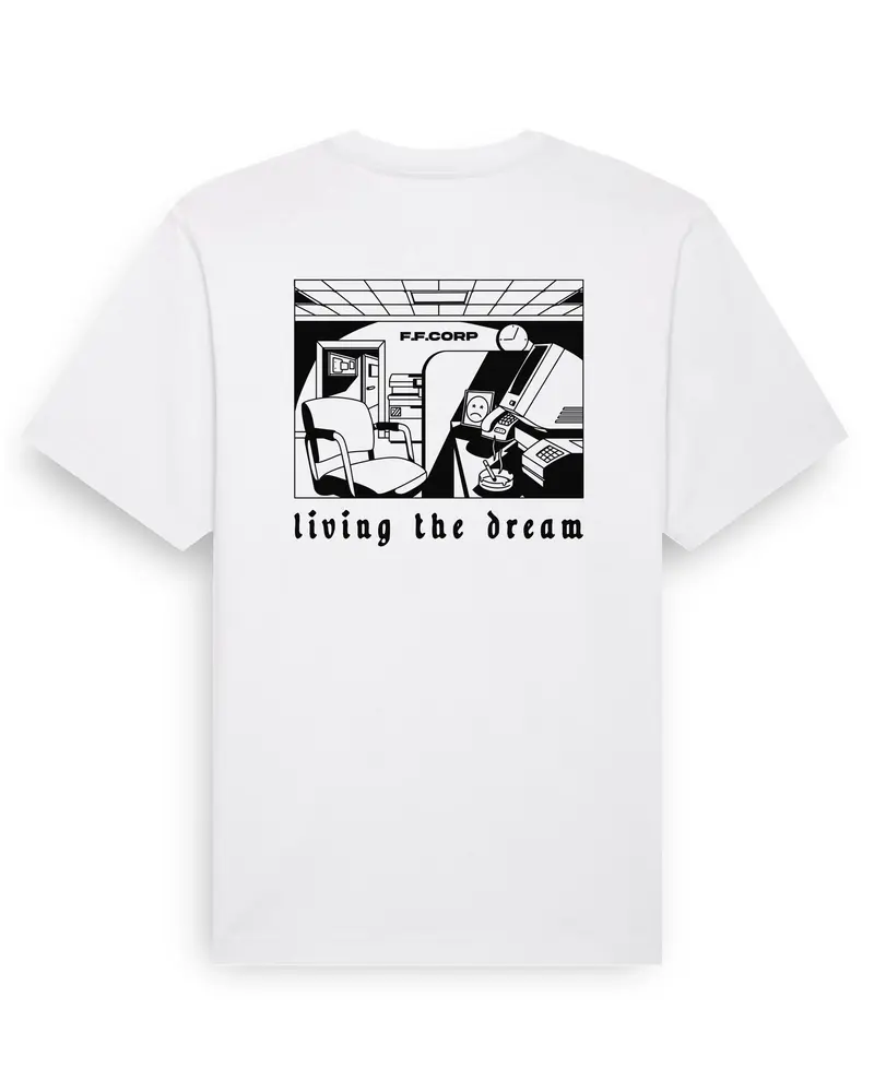 FFC "Living the Dream" Screen Print Heavy Tee
