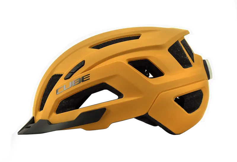 Fietshelm Cinity – All‑Terrain Helm Maat S (49‑55 cm) – Okergeel (Nieuw)