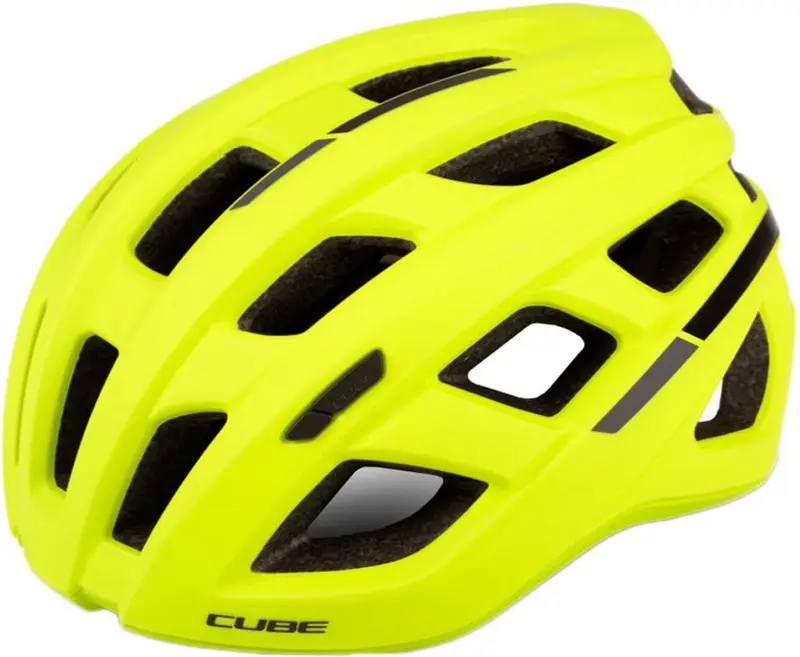 Fietshelm Road Race – Racefietshelm Maat L (58‑62 cm) – Geel (Nieuw)