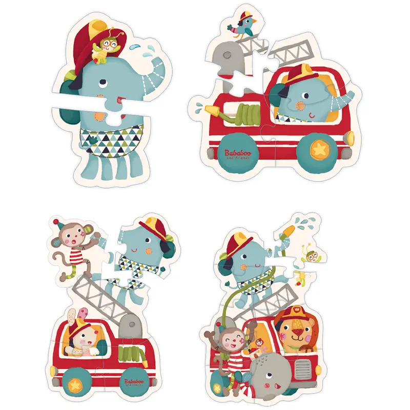 Figurenpuzzle "Lolos Feuerwehreinsatz"