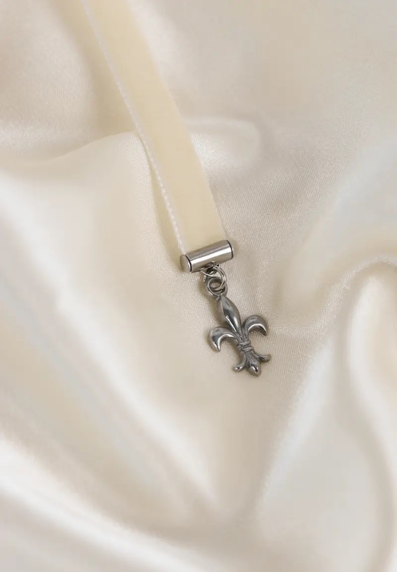 Fleur de Lis boekenlegger zilver