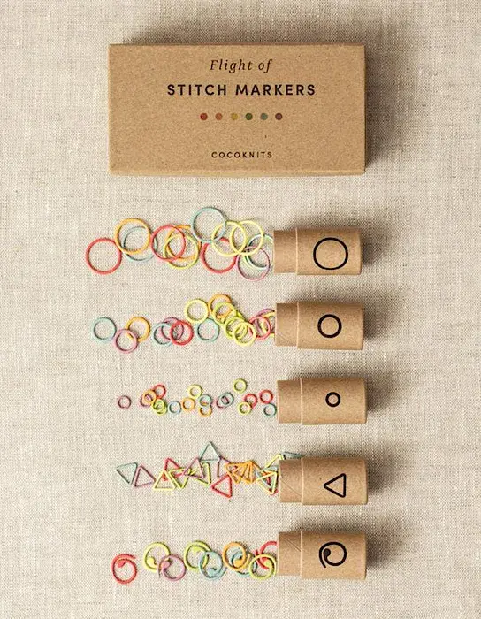 Flight of Stitch Markers - Cocoknits