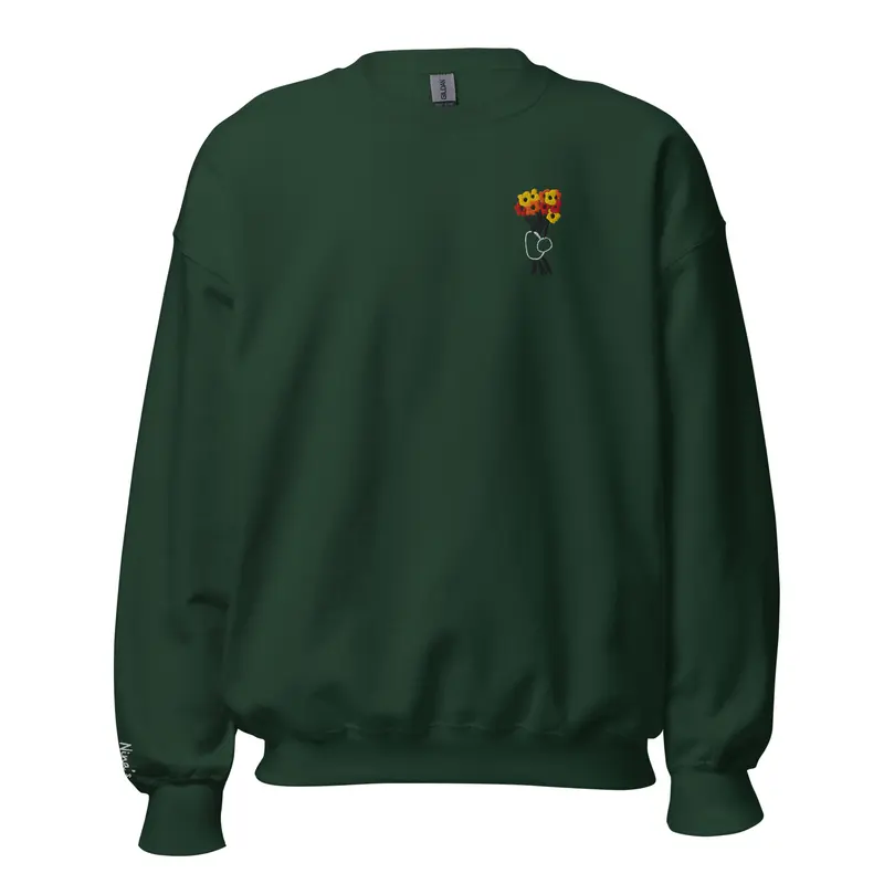 Flowers - Crew neck sweater