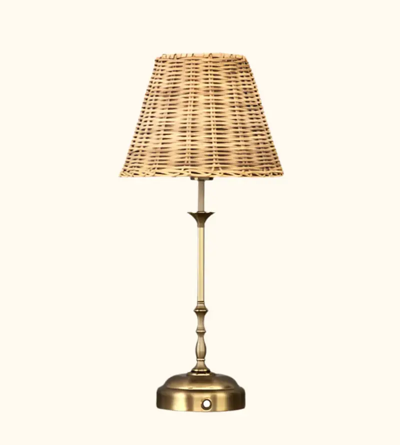 FREDDIE TABLELAMP RATTAN