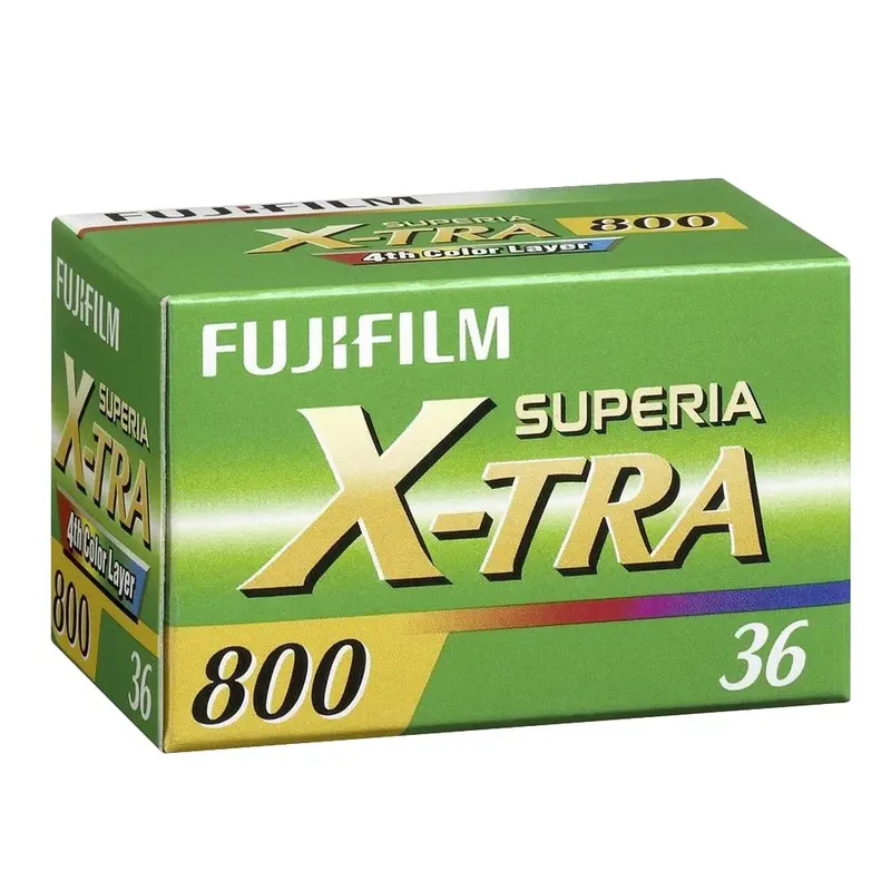 Fujicolor Superia X‑TRA 800 135 / 36 (ISO 800) - Expired (Nieuw)