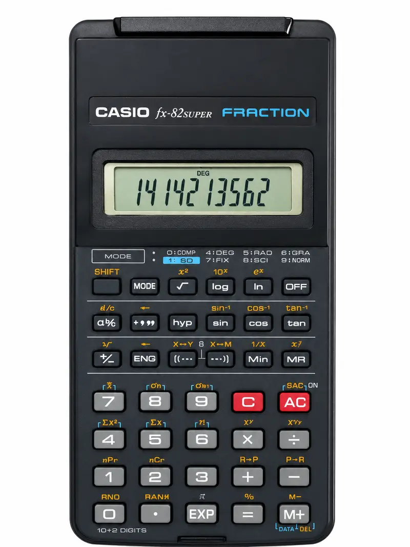 FX-82SUPER Fraction Rekenmachine
