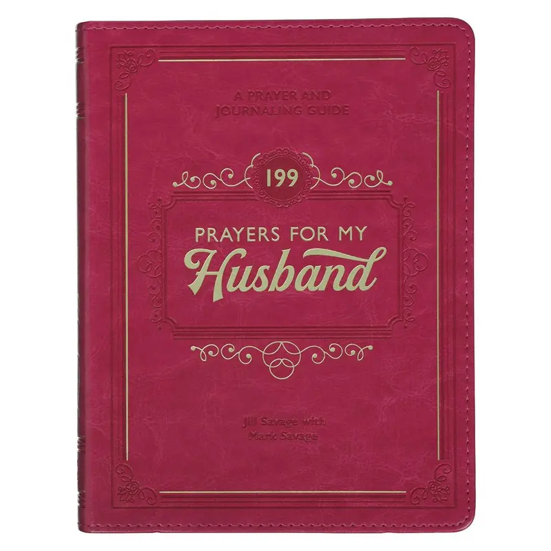 Gift Book 199 Prayers for My Husband Faux Leather