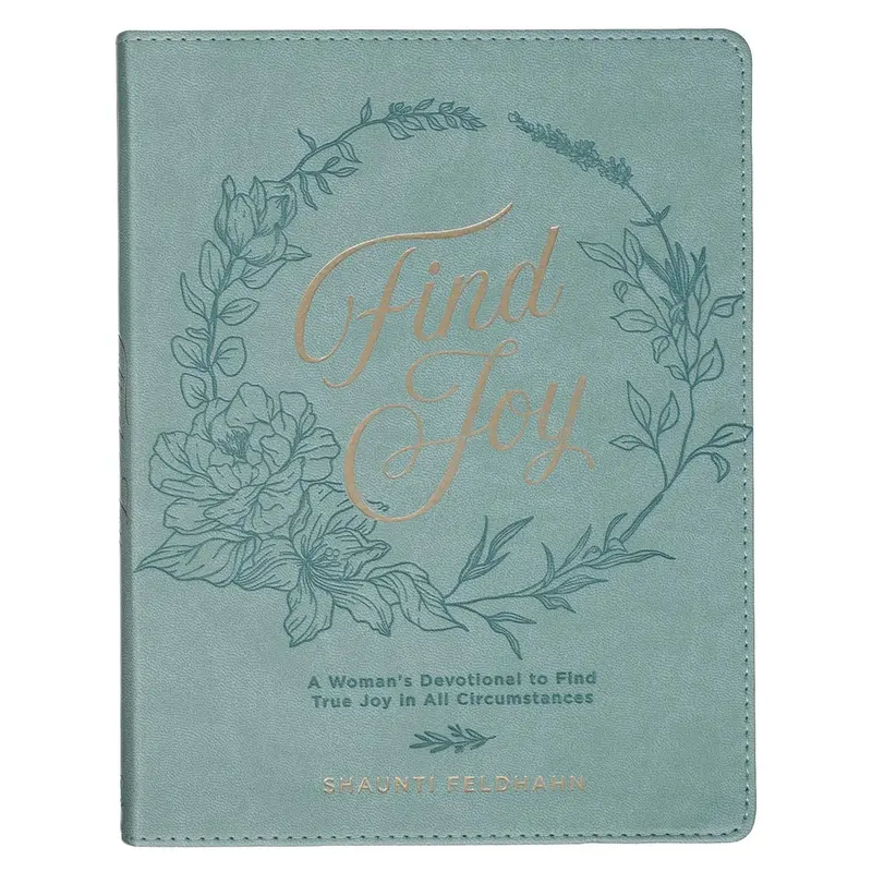 Gift Book Find Joy Faux Leather