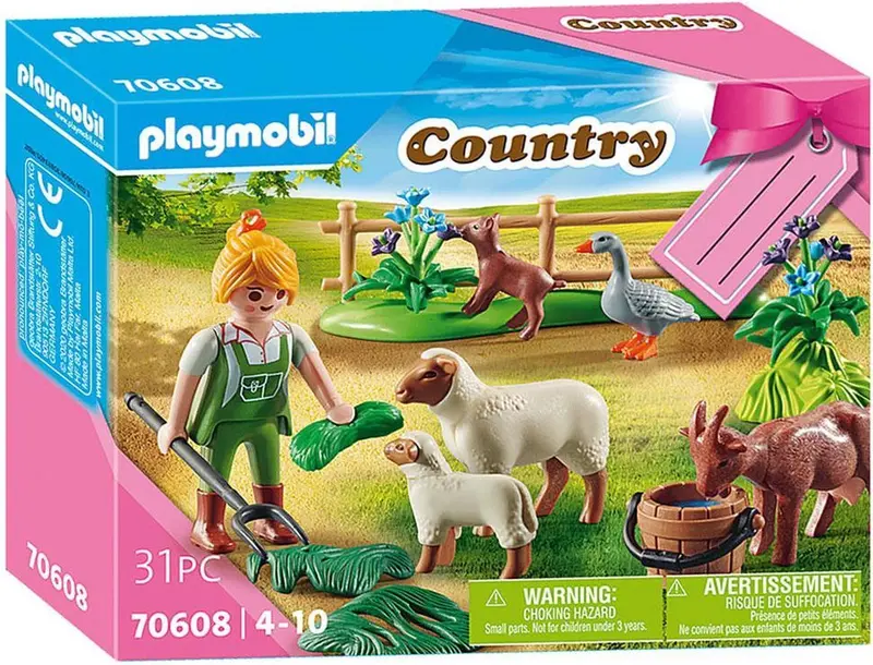 Gift Set Female Farmer with Animals – 70608 (Nieuw)