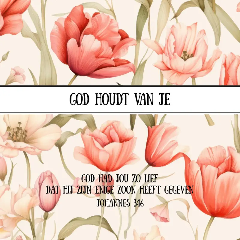 God houdt van je Tegel NL