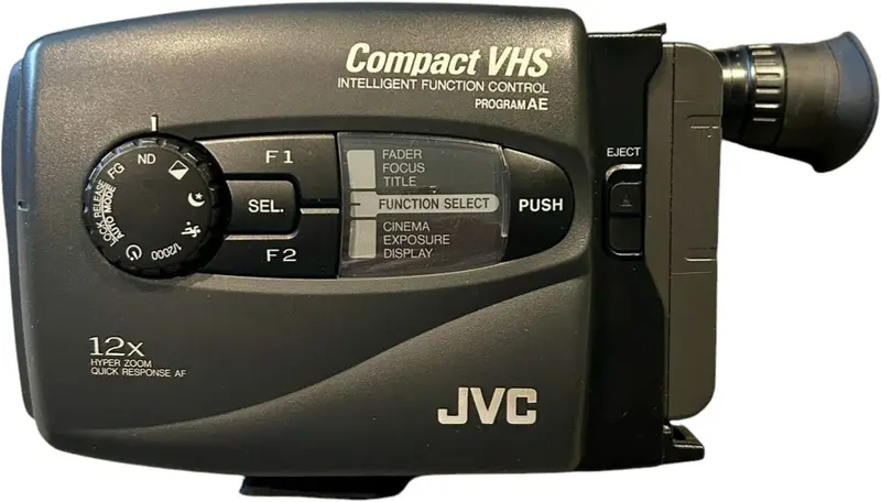 GR-AX210EG VHS-C Camcorder Videocamera - Zwart