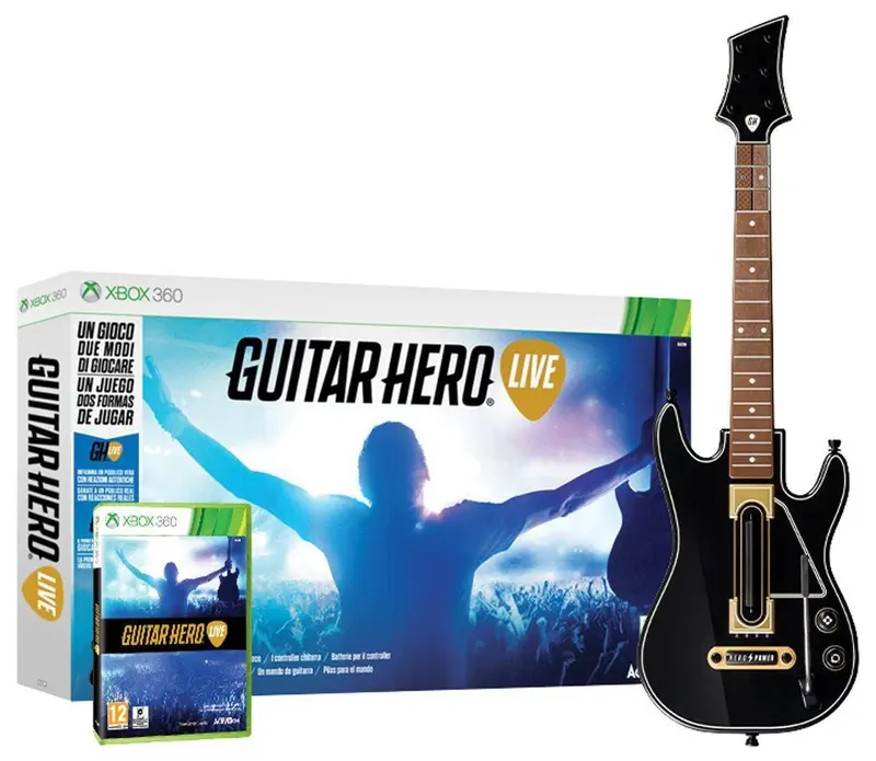 Guitar Hero Live + Gitaar Bundel - Xbox 360 (Incl. Dongle)