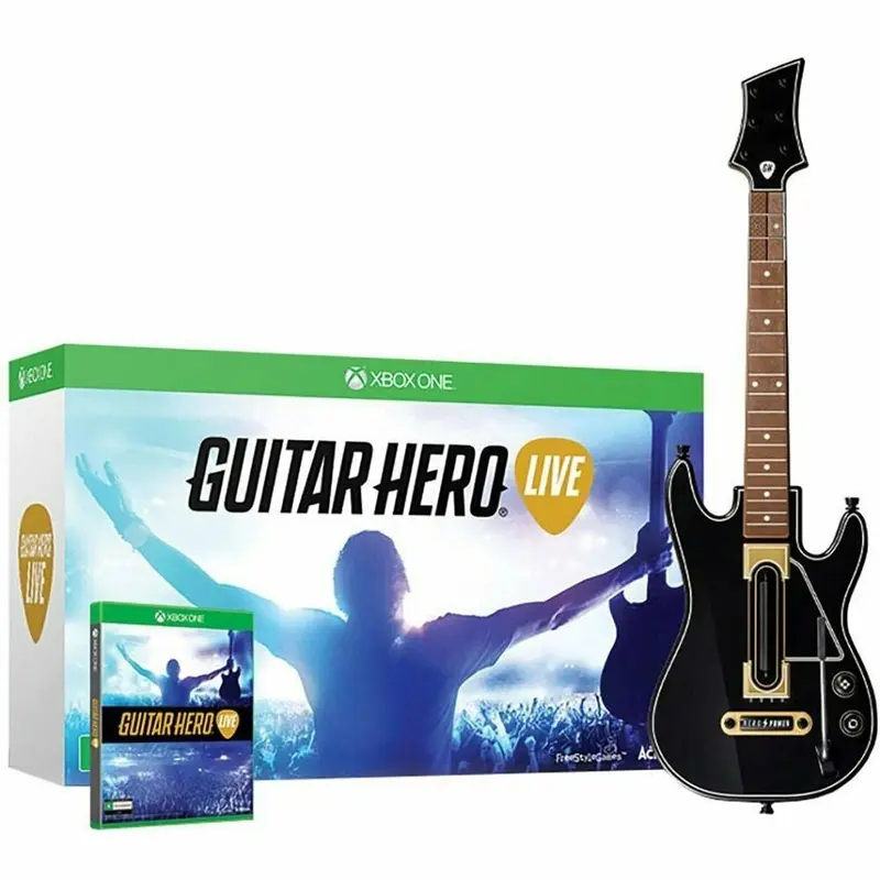 Guitar Hero Live + Gitaar Bundel - Xbox One (Incl. Dongle)