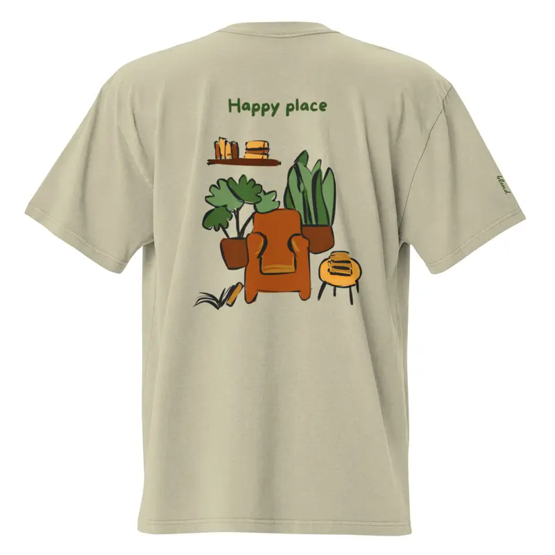 Happy place - Oversized t-shirt
