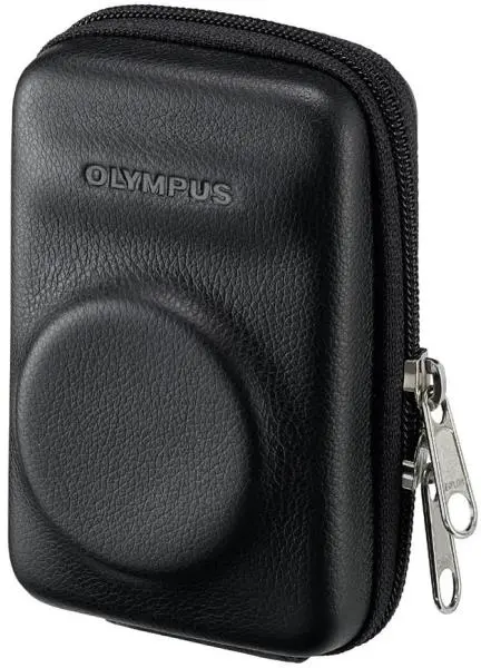 Hard Leather Case TRHLC-120 voor Olympus SZ / SH Camera - Zwart