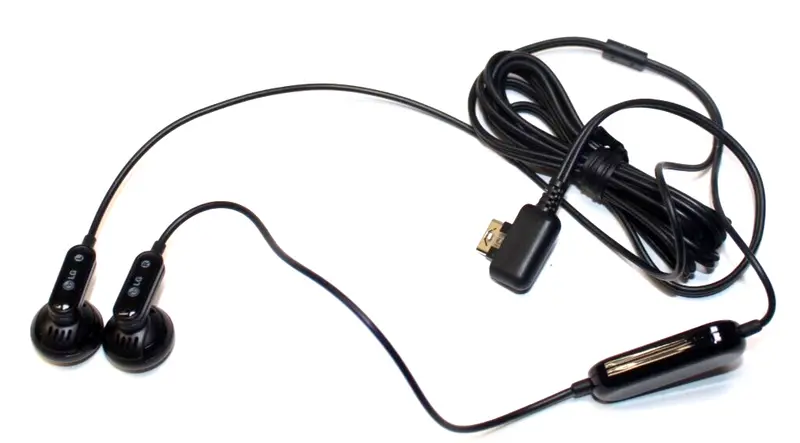 Headset / Oordopjes voor LG Flip Telefoons met Proprietary Aansluiting - Zwart