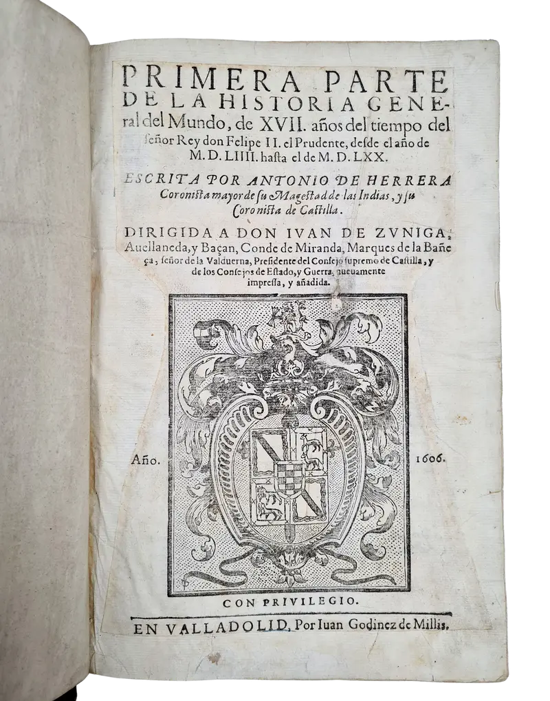 Herrera, Historia general del Mundo, 1606-1612.