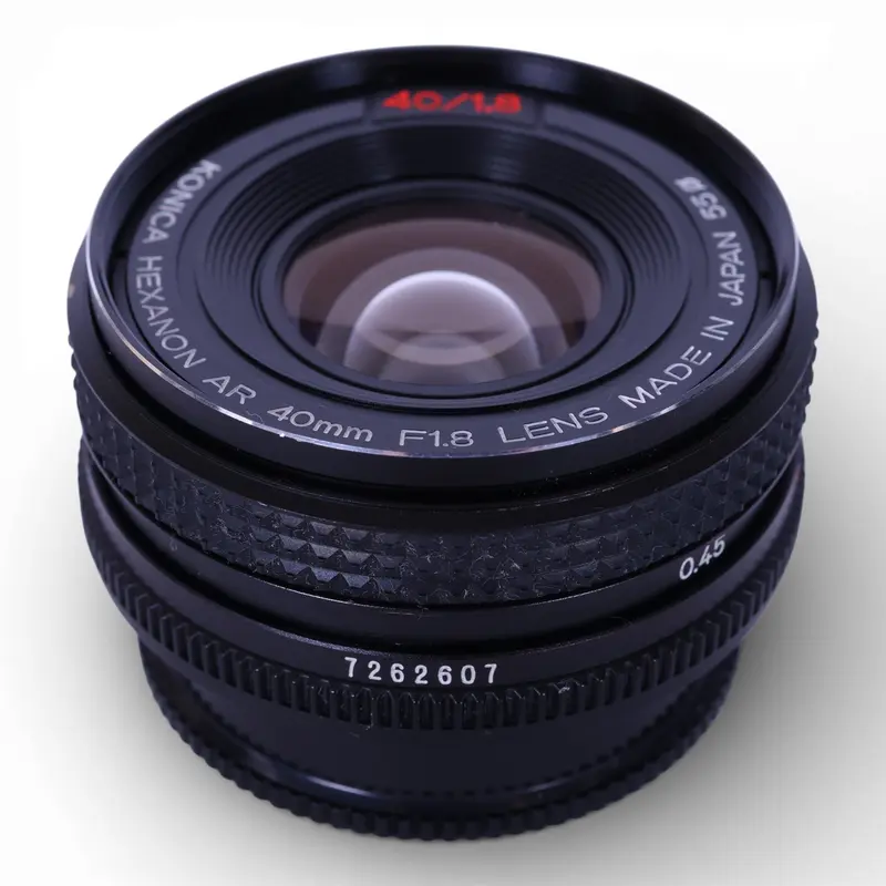 Hexanon AR 40mm f/1.8 Pancake Objectief voor Konica AR-vatting