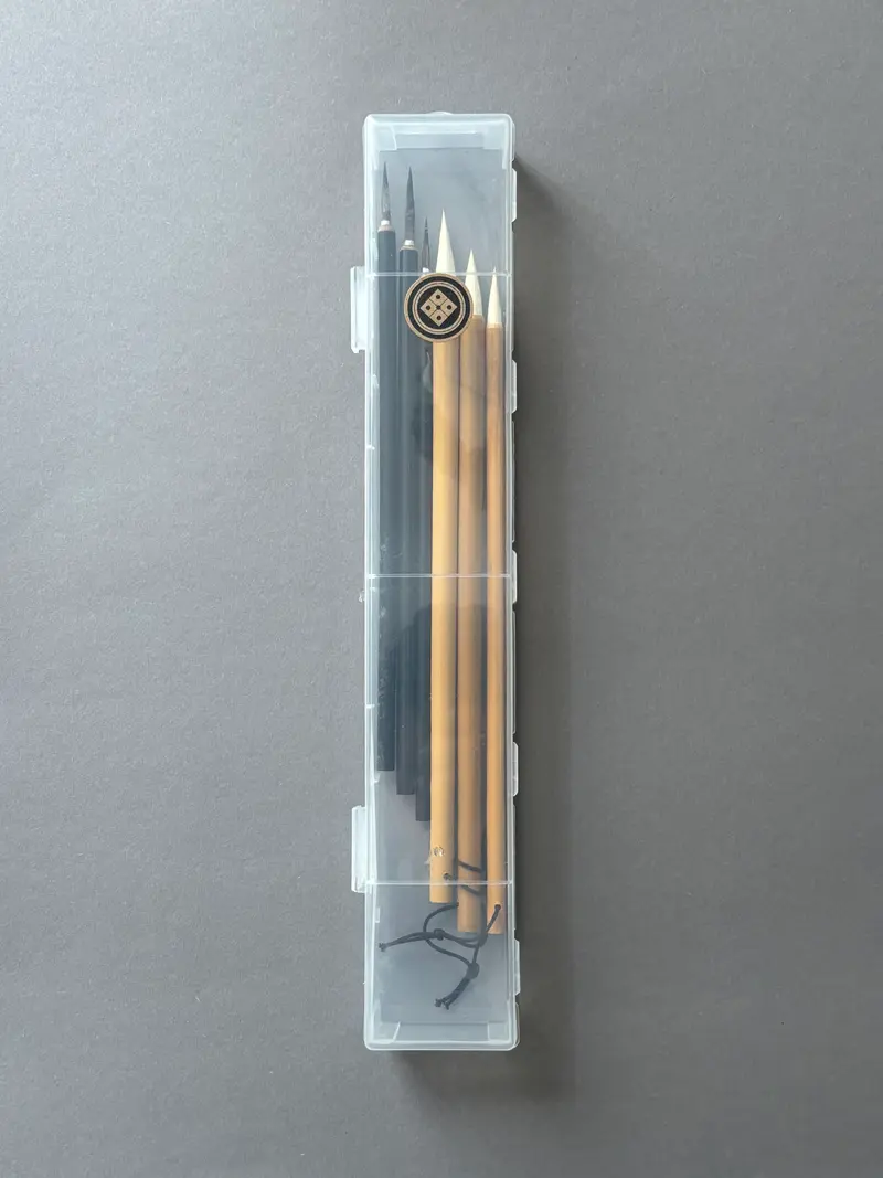 High quality wool brushes 6 pack hand made