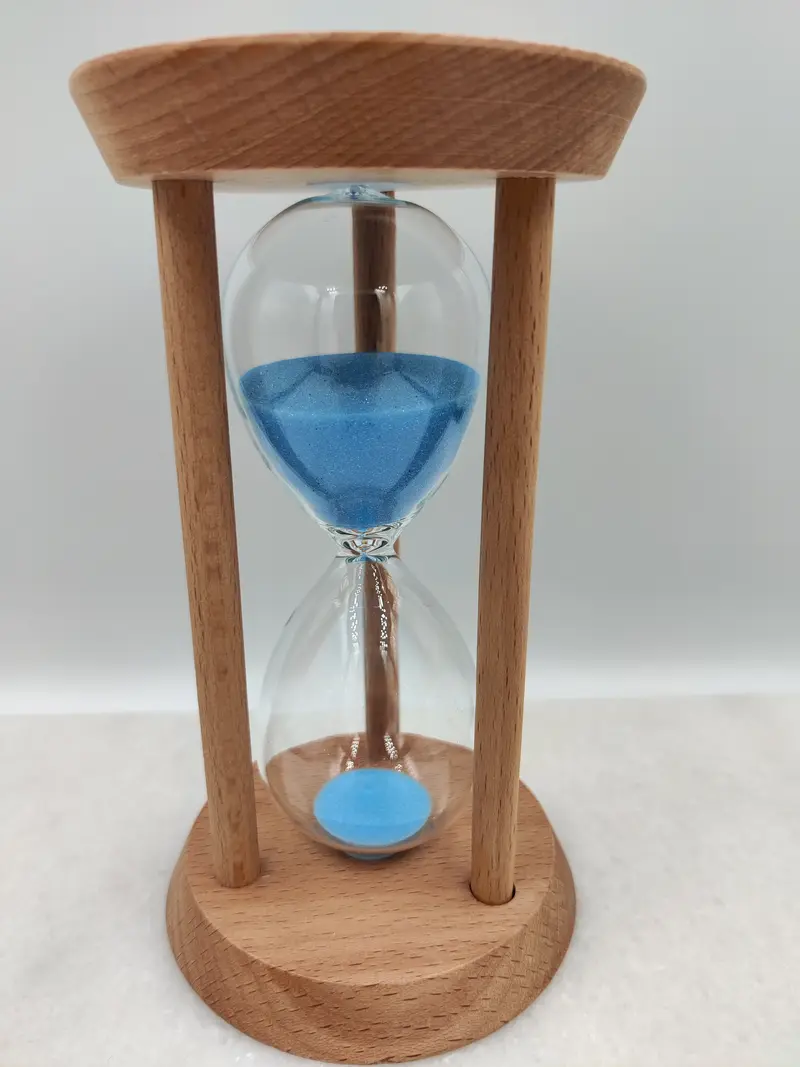 Hourglass with Hydra Blue Sand - 30mins Reading Hourglass Stylish Home Deco