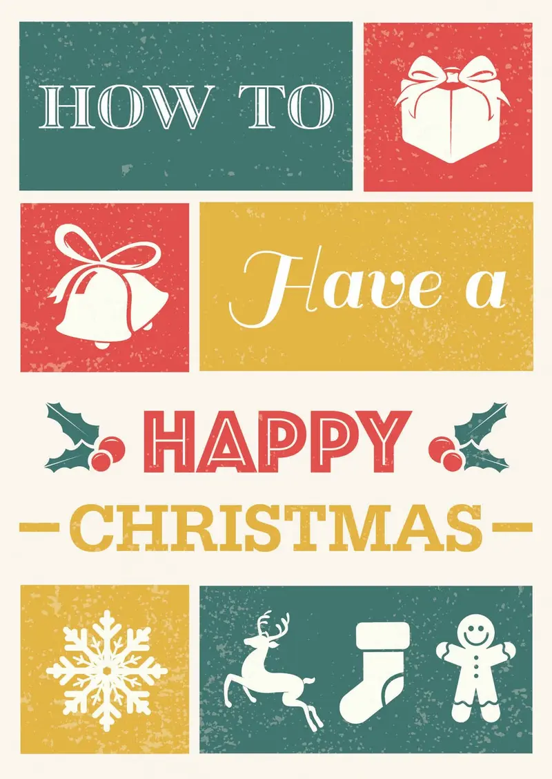 How to have a Happy Christmas - Pack of 10