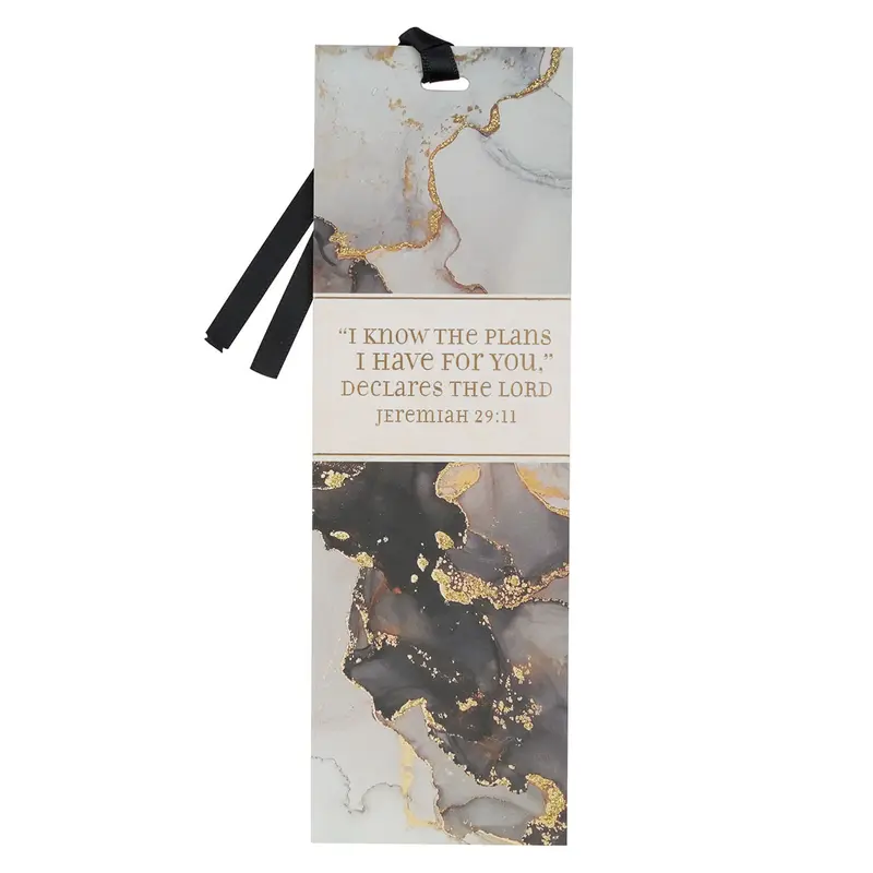 I Know The Plans Black Marbled -Jer 29