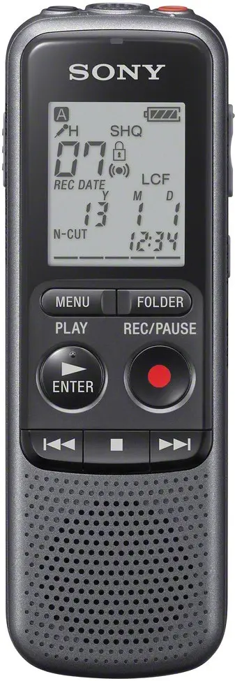 ICD-PX240 Digitale Voicerecorder - Donkergrijs
