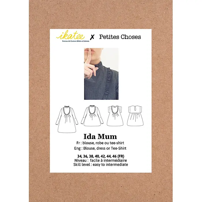 Ida Mum Blouse & Dress or T-shirt - Ikatee