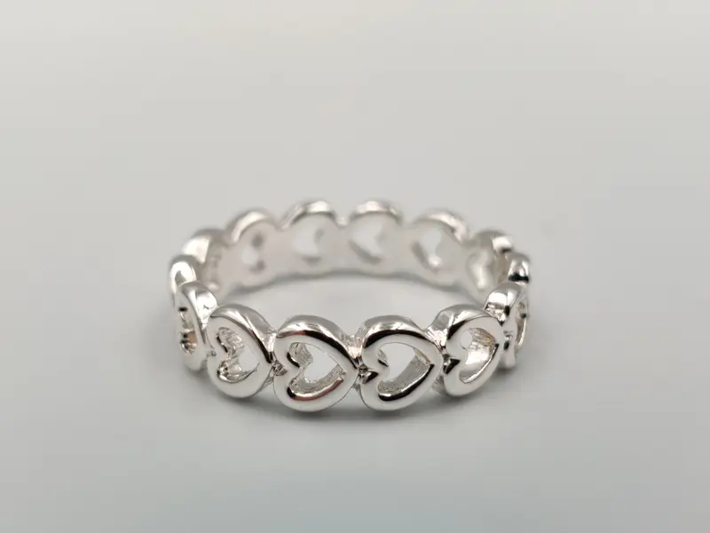 Infinite Heart Ring Band