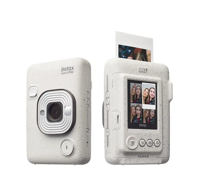 Instax Mini LiPlay Instant Camera - Wit (Stone White) (In doos)