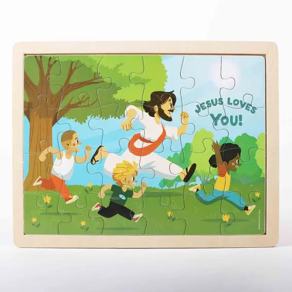 Jesus Loves You! wooden puzzle