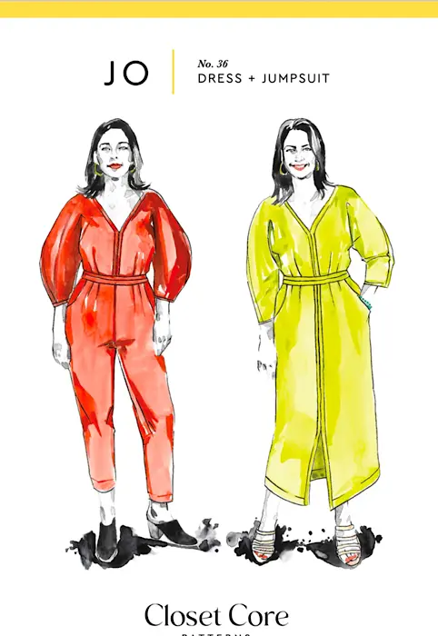 Jo Dress + Jumpsuit - Closet Core Patterns