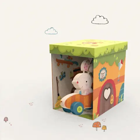 Jouet à tirer "Lapin Pipa"