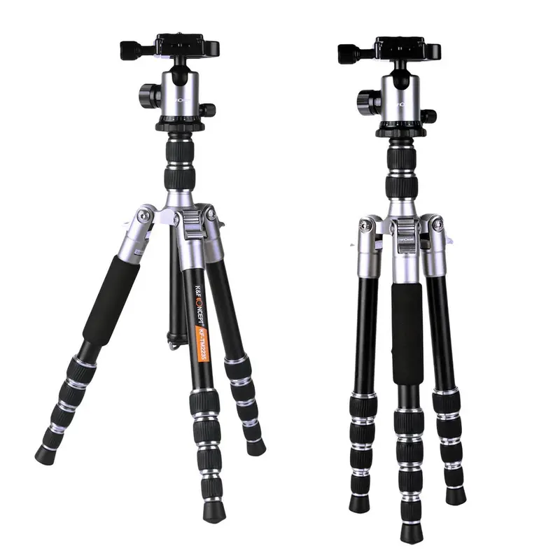 KF-TM2234 4‑section Aluminium Tripod (Incl. Case) (Nieuw)