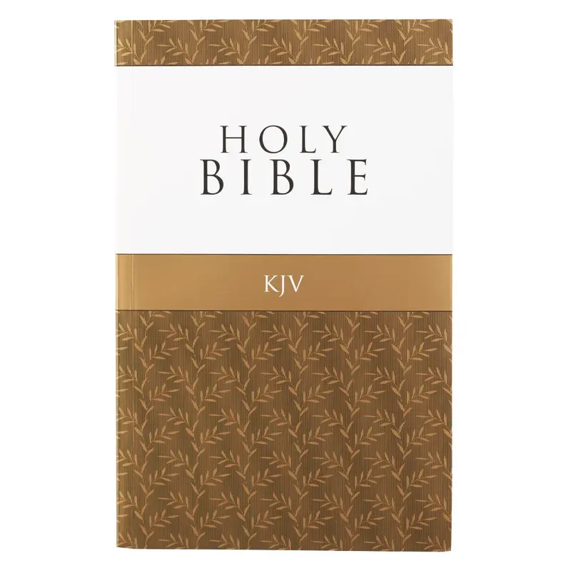 KJV Bible Outreach Softcover Gold