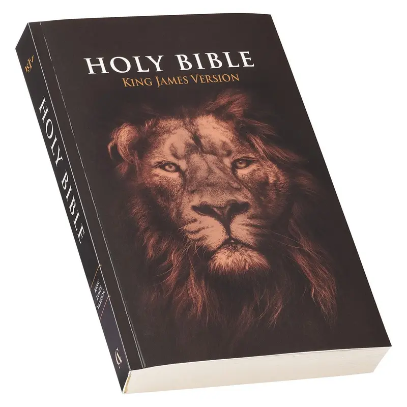 KJV Bible Outreach Softcover Lion