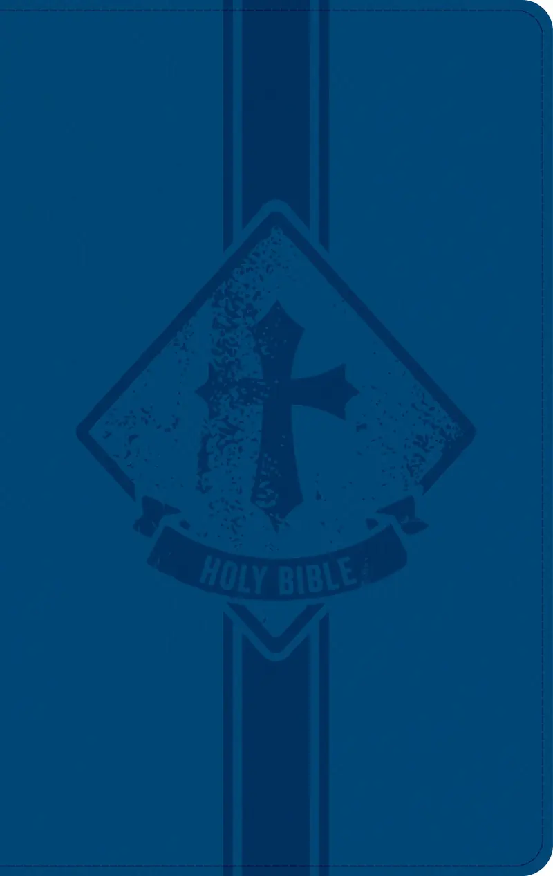 KJV Kids Bible Thinline Edition-Navy LeatherTouch