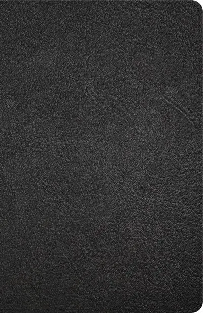 KJV Thinline Bible-Black Genuine Leather