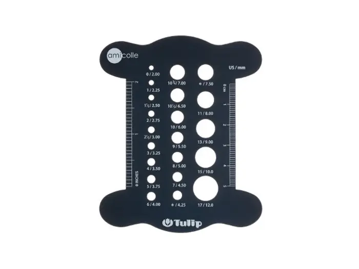 Knitting Needle Gauge, Navy - Tulip