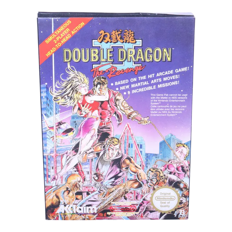 (LEGE DOOS) Double Dragon II The Revenge + Handleiding
