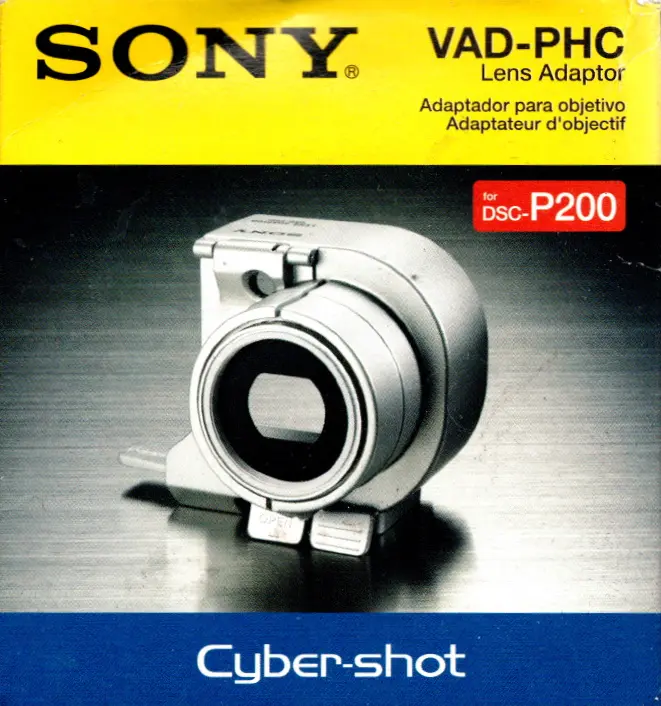 Lensadapter VAD-PHC voor Sony Cyber-shot DSC-P100/P150/P200 (Nieuw)