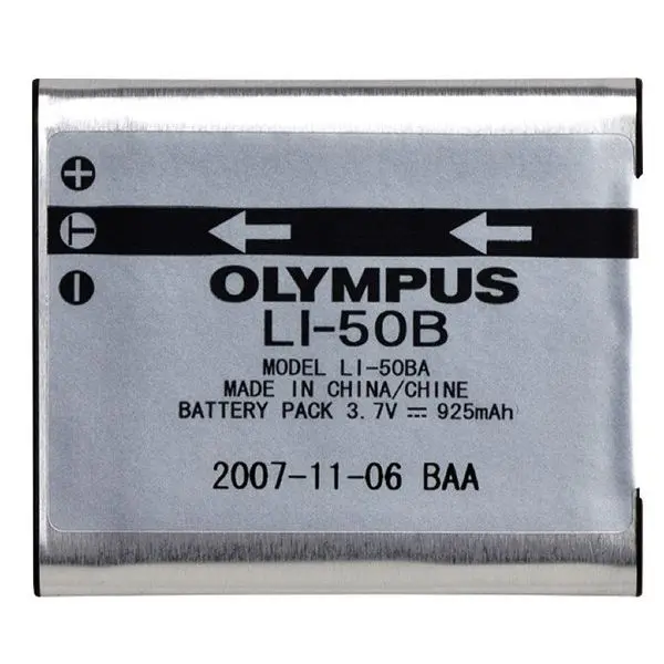 LI-50B Accu - past ook op Panasonic VW-VBX090