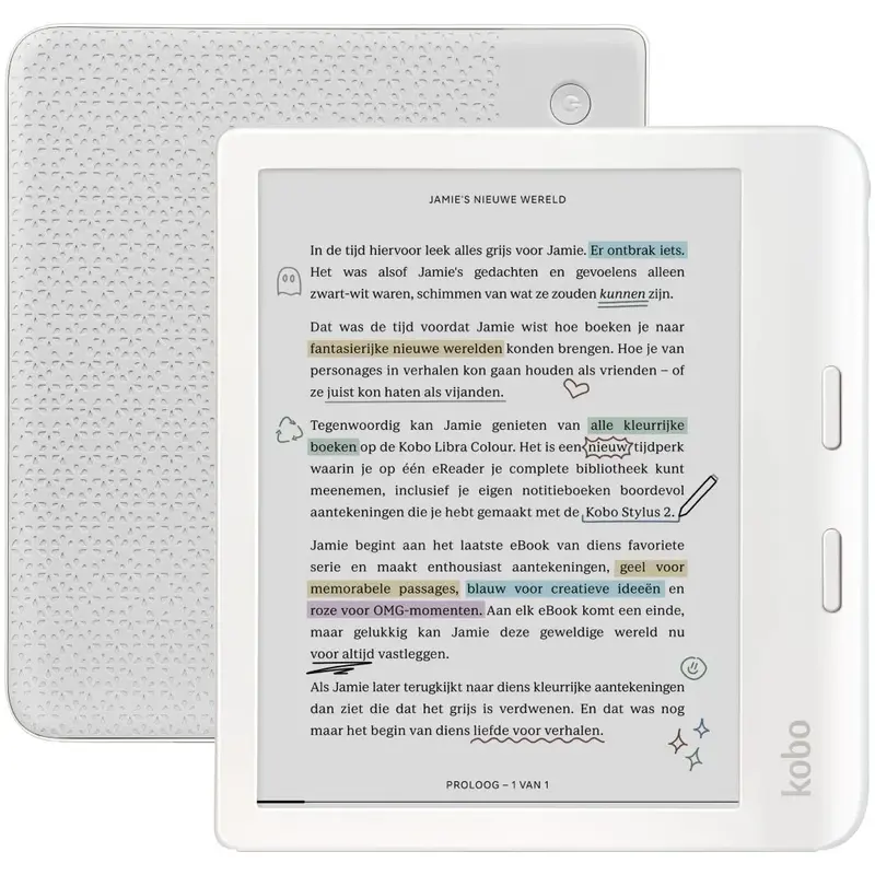 Libra Colour - E-Reader - 7 inch - 32GB - Wit (In doos)