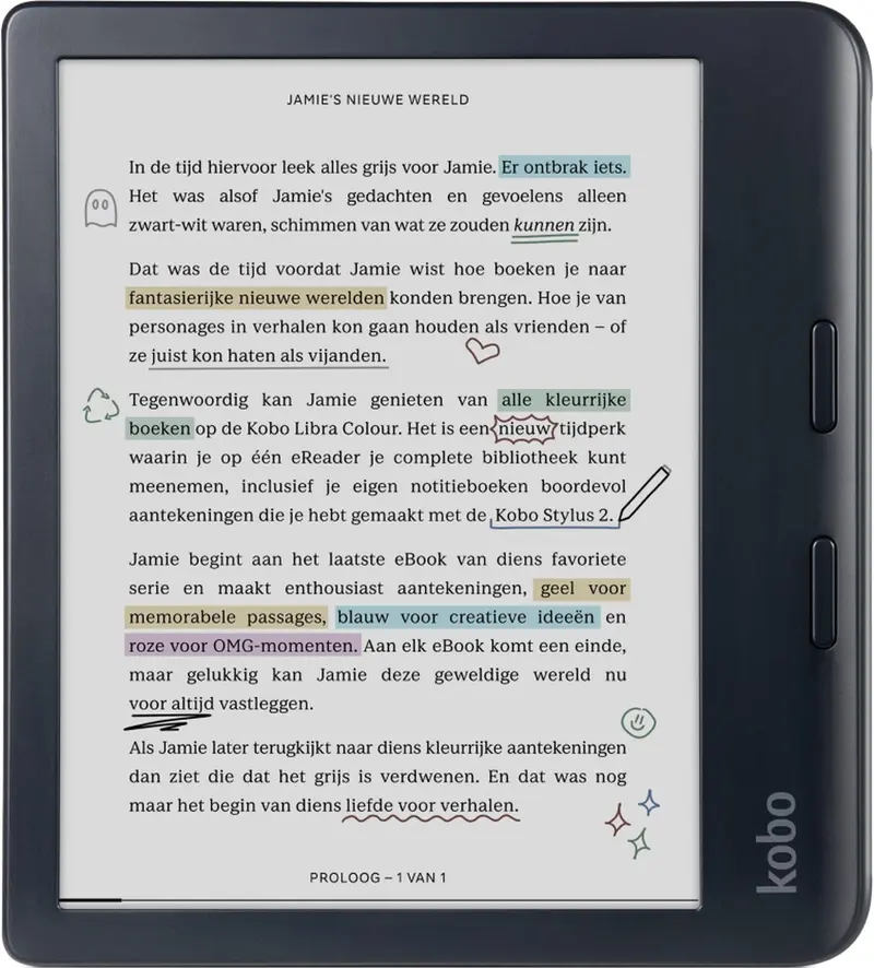 Libra Colour - E-Reader - 7 inch - 32GB - Zwart